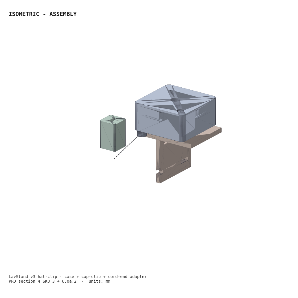 hat-clip isometric